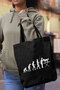 Black Unisex Gabardine Canvas Bag - Veterinary Evolution - 4