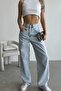 Wander's Baggy Jeans with Belt Buckle Wash