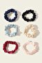 6 Piece Colorful Slim Fit Satin Bagel Set - 4