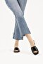 Genuine Leather Women's Slippers Daily Thick Banded Summer Ra - 6