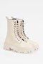 Women's Lace Up Boots Thick Toe Sole Shoes