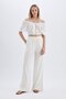 Crinkle Viscose Trousers Wide Leg Wide Loose Leg Basic Plain High Waist Standard Length Z5705Az24Sm