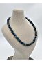 Azurite Natural Stone Necklace (8 mm) - 3