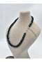 Azurite Natural Stone Necklace (8 mm) - 2