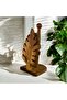 Wooden Leaf Patterned Napkin Holder (Paper Towel) - 2