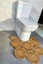 Gng Home Jute Rope Trikot Model Double Toilet Seat and Bath Mat Natural - 4