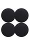 Volonte Black Jute American Service 2-Piece Knitted Straw Plates - 3