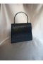 Women's Stoned Metal Handle Wedding Engagement Evening Portfolio Clutch Bag