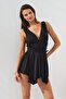 Zeyna Derin V-Neck Low-Cut Thin Padded Swimsuit - 4
