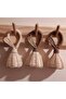 Baby Rattle Wooden Maracas 100% Organic Rattan - 2
