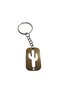 Bronze Color 30mm Cactus Figured Keychain - 4