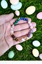 Leo zodiac bracelet (tiger eye, agate, rose quartz, amethyst, citrine, crystal quartz, malachite) - 5