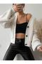 Loose Fit Drop-Shoulder Brioche Knit Cardigan Sweater