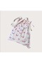 Gathered Silhouette Pattern Pouch Cloth Bag