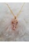 Women's Pink Nostalgic Slipper Necklace