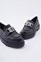 Genuine Leather Women's Moccasin Thick Soled Shoes with Accessories - 5