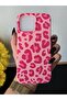 iPhone 15 Pro Compatible Pink Leopard Pattern Launch Case - 2
