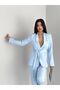 Women's Suit, Belted Shawl Collar Blazer Jacket - 2