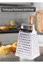 23 Cm Professional Stainless Steel Grater - 4-way Multi-functional Inox Grater