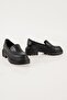 Genuine Leather Women's Moccasin Thick Serrated Sole Shoes - 2