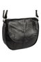 Women's Black Genuine Soft Leather Multi-Eye Daily Messenger Style Shoulder Bag - 3