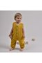 Muslin Jumpsuit Baby & Kids 100% Cotton - Mustard - 3