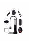 Foot Pump Ball Inflator Tire Inflator Foot Operated Air Pump Pool Inflator Pump + 5 Nozzles - 3