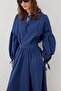 Cobalt Blue Stripe Detailed Shirt - 8