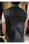 Genuine Leather Biker Chopper Vest - 7