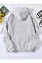 Cats Printed Hooded Oversize Sweatshirt Hoodie - 2