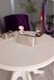 Ten Satin Metal Box Case Women's Evening Dress Bag with Star Accessories