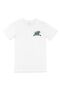 White T-Shirt with Wild Bear Pocket Logo Design