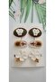 Milk Coffee 6-Piece Handmade Hair Accessory Clip Elegance Set