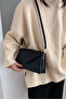 Laura 2 Compartment Women's Shoulder Bag with Magnet Cover and Leather Strap - 3
