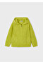 Thick Knitted Cardigan with Zipper and Hood. - 2