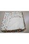Cream Color Handmade Crystal Drop Beaded Writing, Tülbent Yemeni, Scarf, 4 Sides Embroidered