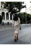 Full Fisher Straight Skirt Women's Knitting Suit - 3