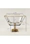 Large Bowl with Metal Legs and Gold Details - Presentation - Serving - Salad Bowl - 3