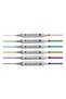 48 Pieces Double Tip Touch Marker Art Design Felt Tip Pen Paint Set Bag - 4