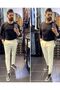 Italian Design Fabric Trousers - 3