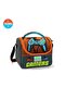 Coral High Kids Gray Orange Gamer Patterned 3-Piece School Bag Set - 6