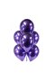 Pack of 10 Metallic Purple Balloons - 5
