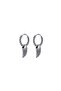 Gothic Design Stainless & Tarnish Resistant 316L Steel Earrings with Beads & Wing Accessories - 2