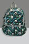Boy's Khaki Football Patterned Primary School Bag - 2