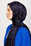 Houndstooth Pattern Shiny Jacquard Shawl - 3
