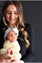 Special Design Mother Baby Crown Headband with White Hydrangea Flowers and Pearls - 4