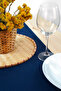 Velvet Textured Suede Runner Navy Blue (40*140) - 2