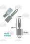 Transparent Luggage Cover Set (Luggage Cover-Luggage Belt-Luggage Label-Passport Cover) - 6