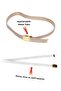 Knitted Belt with Metal Buckle - Easy to Open and Close Bandolier - External Belt - 3