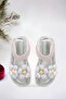 Girl's Sandals - Flower Detailed - 4